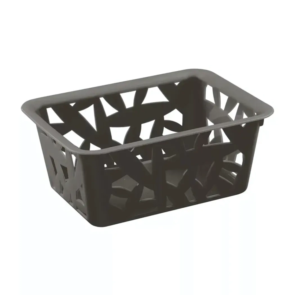 Корзинка универсальная для хранения, цвет серый 14,5*10,7*6 см XS / 0,6л