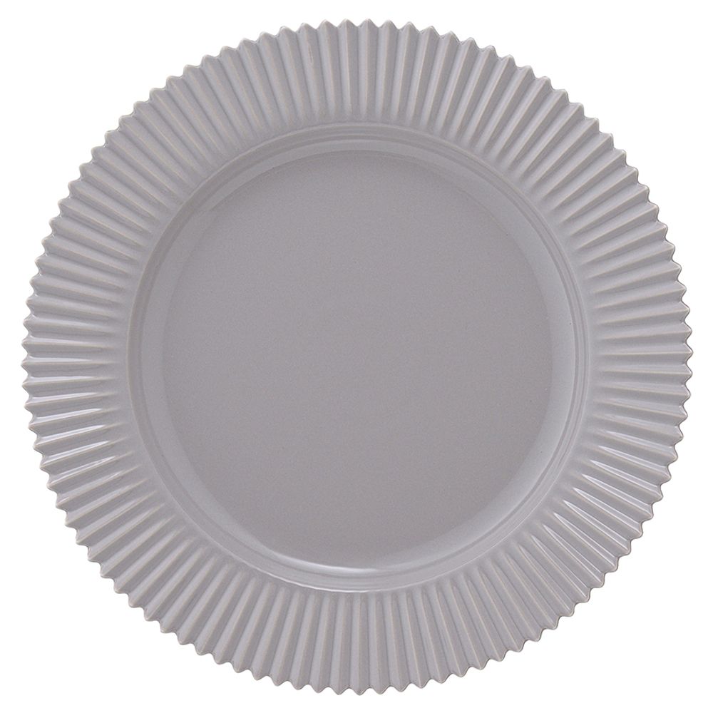 Набор из двух тарелок темно-серого цвета из коллекции Edge, 26 см