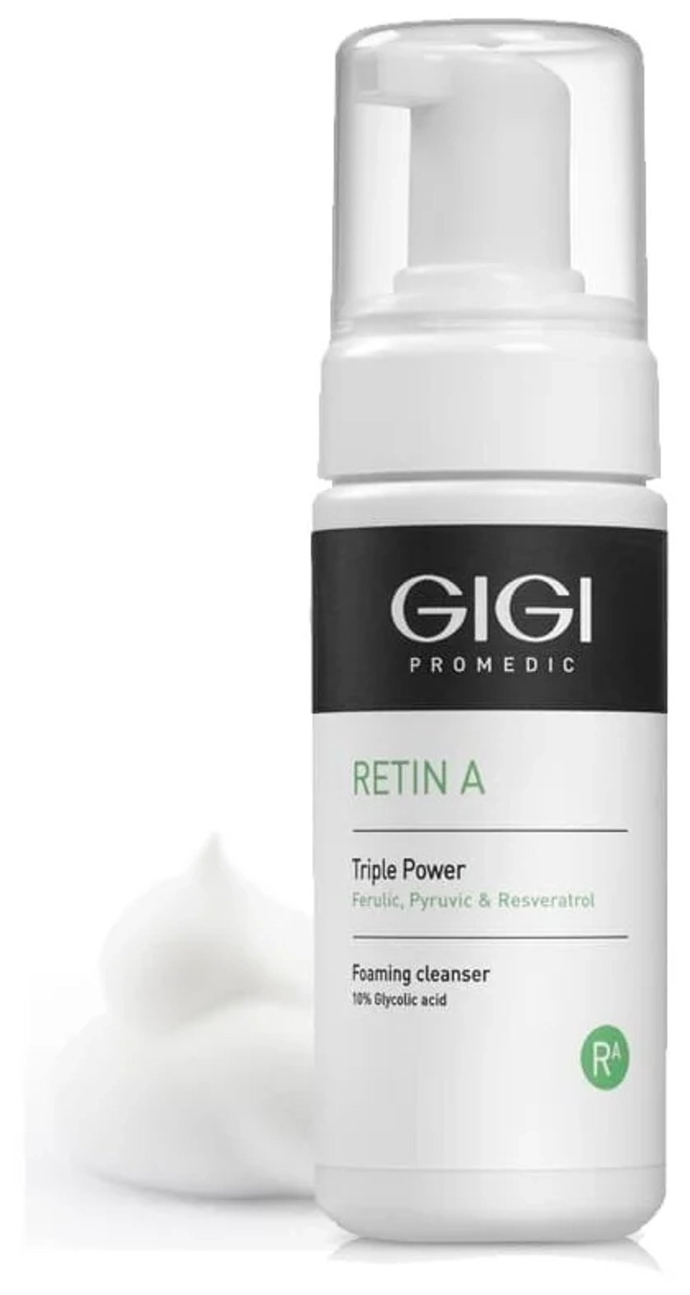 Мусс очищающий Тройная сила / RETIN A Triple Power Foaming Cleanser 120 мл