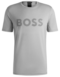 Мужская теннисная футболка BOSS Tee Active 1 - серый