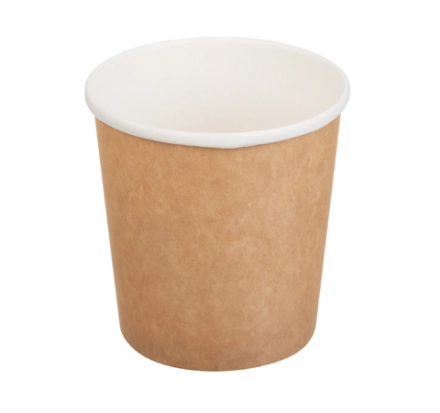 Контейнер бумажный 500 мл d=98мм, h=99мм крафт для горячего