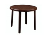 Стол круглый 900*900*750мм (коричневый)
