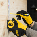 Рулетка 5м х 25мм, двухкомп. корпус, магнитный обрезиненный зацеп Denzel