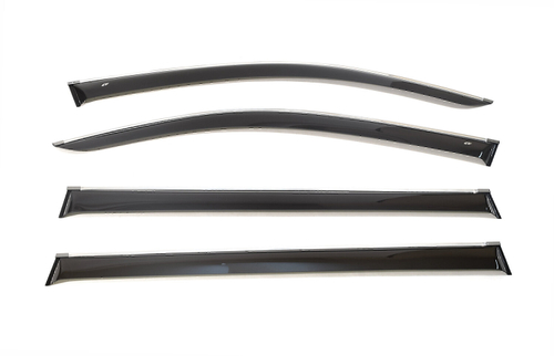 Дефлекторы боковых окон Cobra Tuning на Mercedes Benz GLS (X167) 2019 хромированный молдинг арт.M37119CR