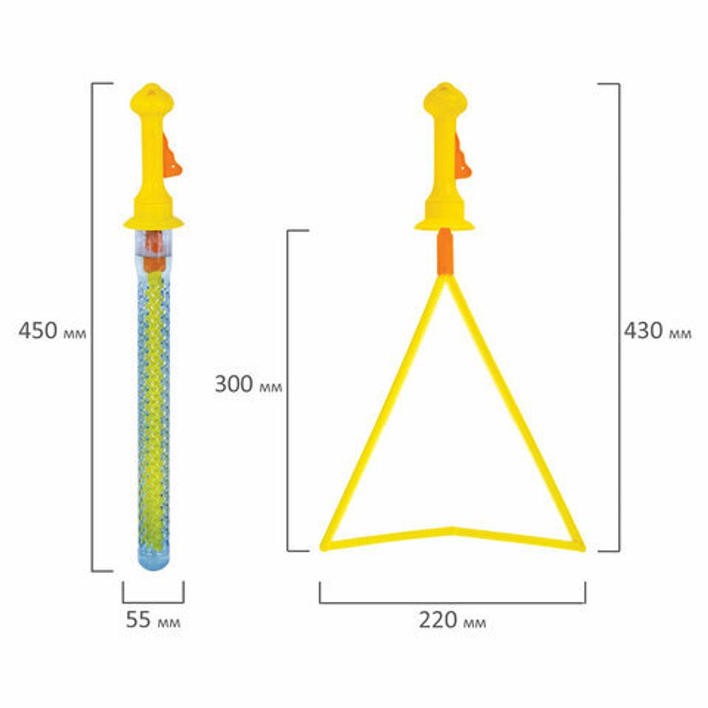 Мыльные пузыри ГИГАНТСКИЕ, 200 мл, дисплей, BRAUBERG KIDS, 666206
