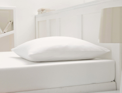 Простыня на резинке 180x200 Blanc des Vosges джерси белая Франция