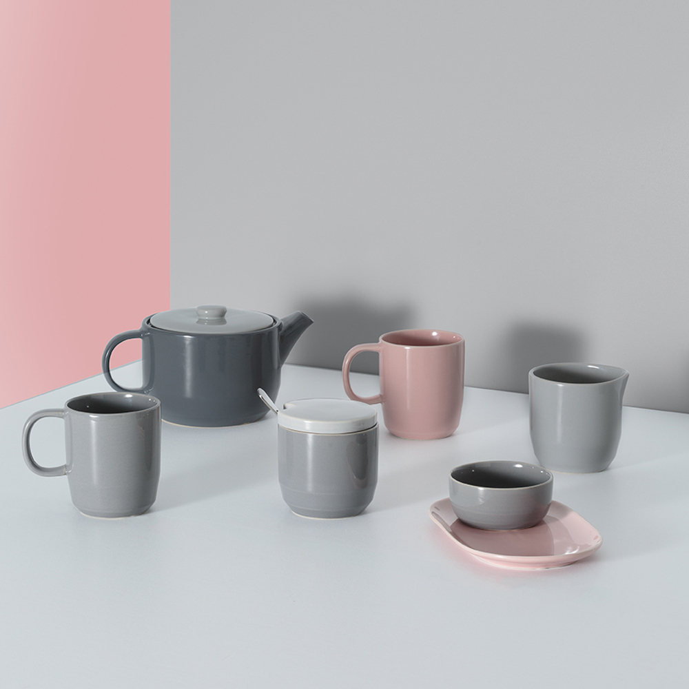 Чашка cafe concept 350 мл серая