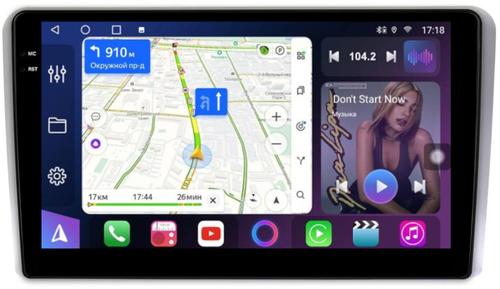 Магнитола для AUDI A3 8P 2003-2011 - FarCar S500-TS10 монитор 9.5" QLED на Android 14, Быстрая, CarPlay, 4G SIM-слот
