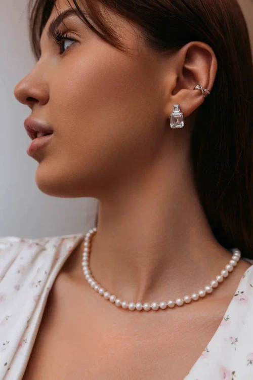 Серьги "DIVA"с цирконием