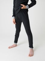 Комплект для мальчика (джемпер и брюки) "Черный меланж" 7+