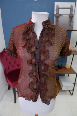 Рубашка Lizhu блестящая 46 размер, новая