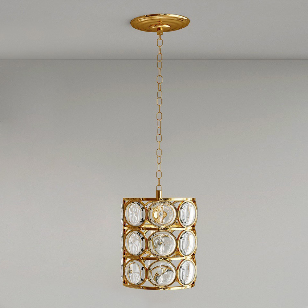 Подвесной светильник Cloyd VALENT P1 / Ø22 см - золото (арт.10579)