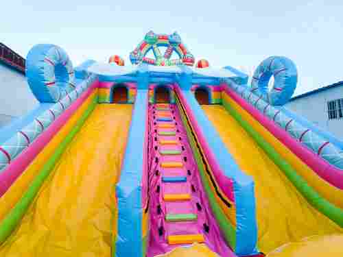 Коммерческий надувной батут «Парк развлечений 3» 12*6*7 м