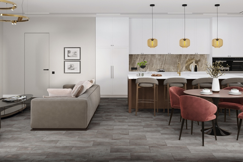 Кварц-винил SPC Damy Floor Ascent SPC 4 мм ВАЙСХОРН 2.333 м2