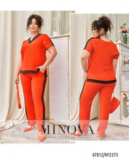 Костюм 2373-Морковный Minova Фото 1