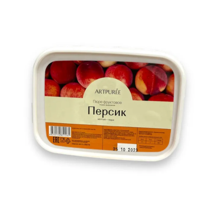 Пюре фруктовое ПЕРСИК 10% сахара, 250гр ARTPUREE