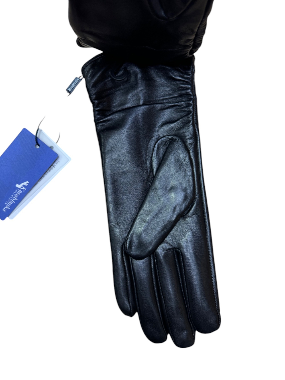 Перчатки.Женские.Кожаные.Люкс качества. Подклад: на шелке. 5 шт в упаковке.