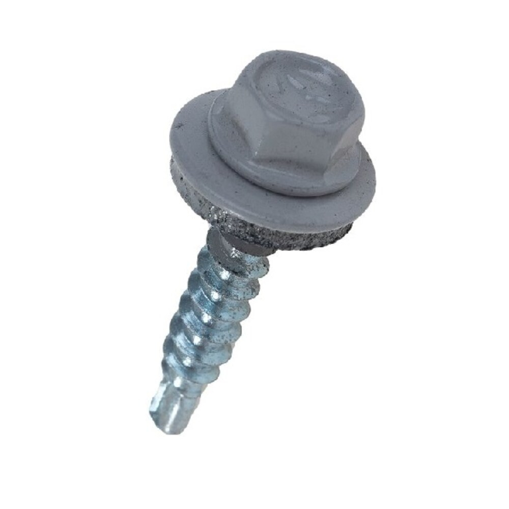 Саморез кровельный мет-дер, серый графит 4,8*29 RAL 7024 (250шт/уп)