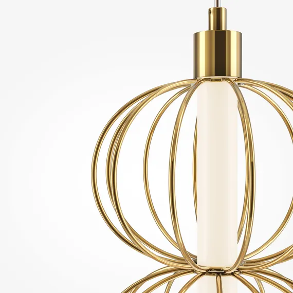 Настенный светильник (бра) Золотая клетка / Golden Cage 3000К 17Вт Maytoni mod216wl-l10g3k