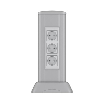 Миниколонна алюминиевая 0,35 м, цвет темно-серебристый металлик