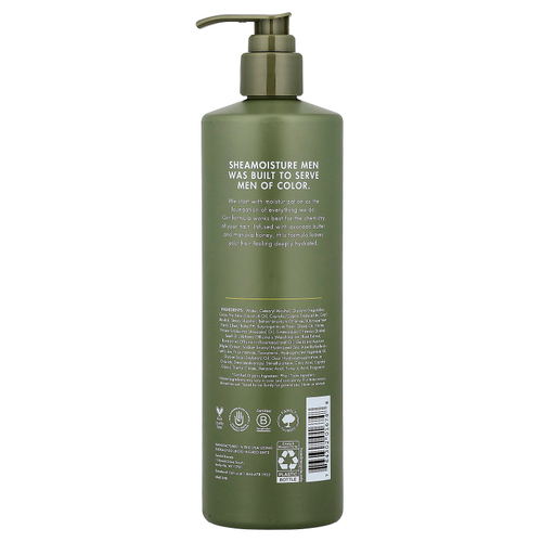 SheaMoisture, Для мужчин, кондиционер глубокого действия, масло авокадо и мед манука, 444 мл (15 жидк. унц.)