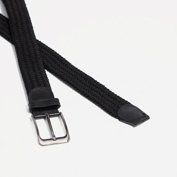 Ремень женский, ширина 3,5 см, пряжка металл, цвет чёрный
