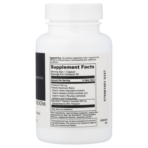 DaVinci Laboratories, пребиотическая смесь грибов, 60 капсул