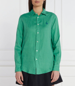 Льняная рубашка POLO RALPH LAUREN - зеленый(211920516)