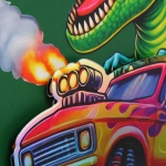 Пакет подарочный «Мой динозавр» 26*32*10 см