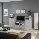 Тумба под телевизор - IKEA SPIKSMED, 97x32x216cм, белый, СПИКСМЕД ИКЕА