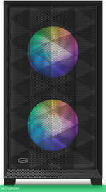 Корпус PCCooler C3D310 BK ARGB без БП (C3D310-BKP2-GL)