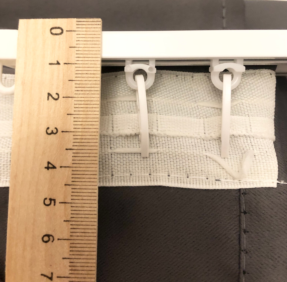 Карниз профильный алюминиевый "Трэк двухрядный", цвет белый