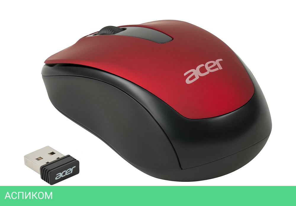 Мышь Acer OMR136 красный (ZL.MCEEE.01J)