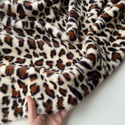 Искусственный мех Светлый леопард