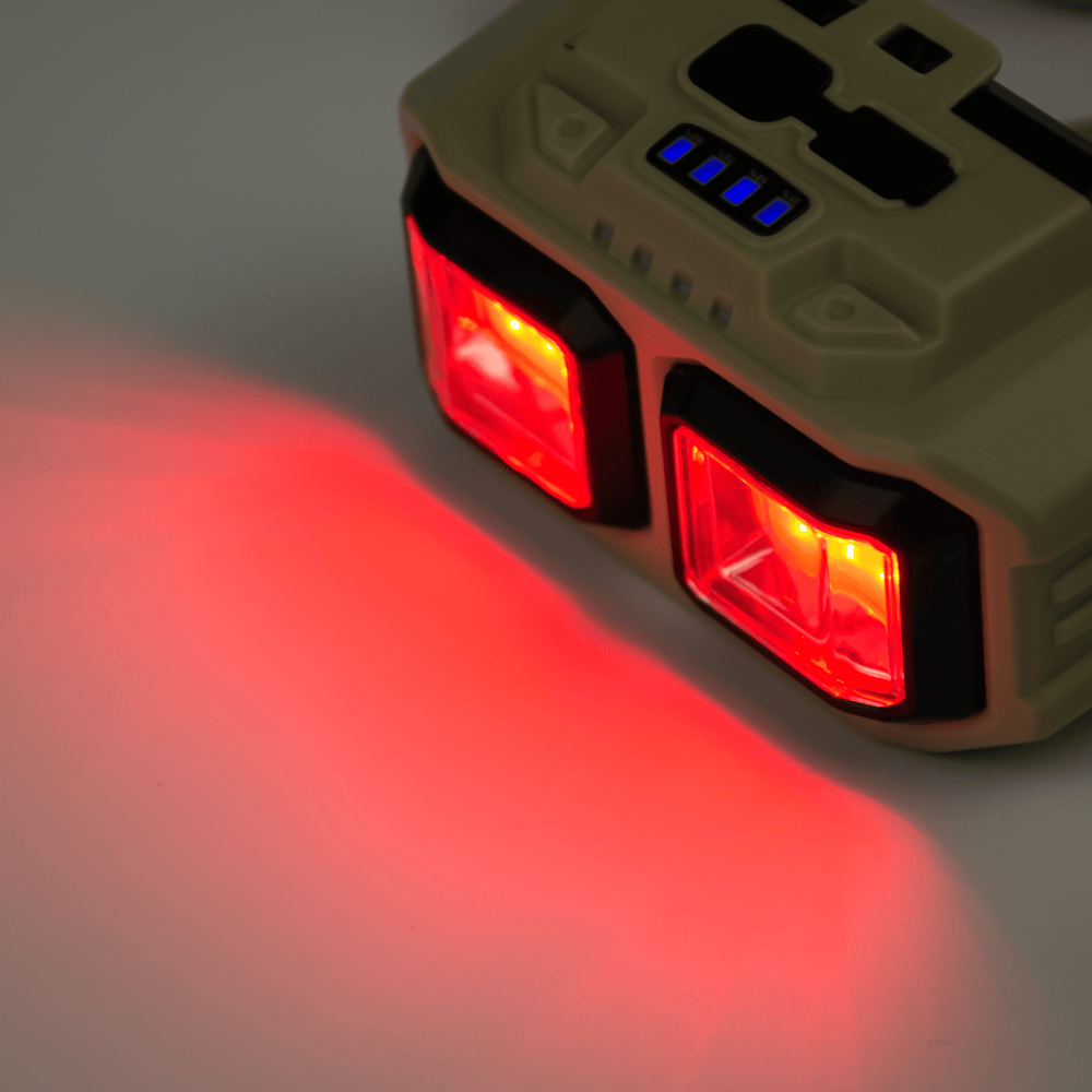 Фонарь налобный HX-816 (с режимом красного света)