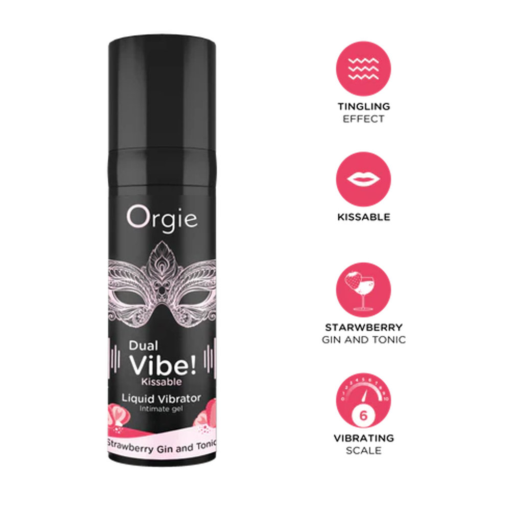 Orgie Vibe! Bullet - Набор с вибрирующим гелем Dual Vibe и вибропулей