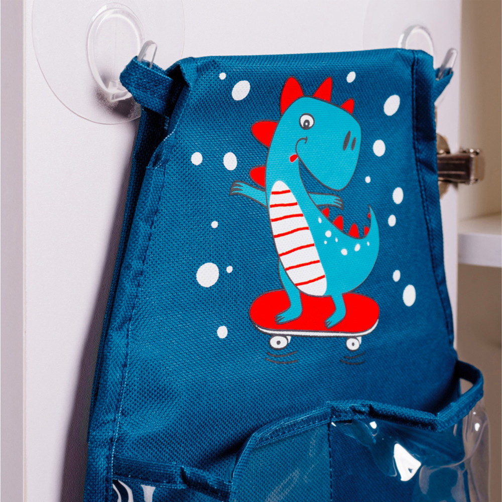 Набор для детского сада: кармашек, коврик, наклейки. Динозавр