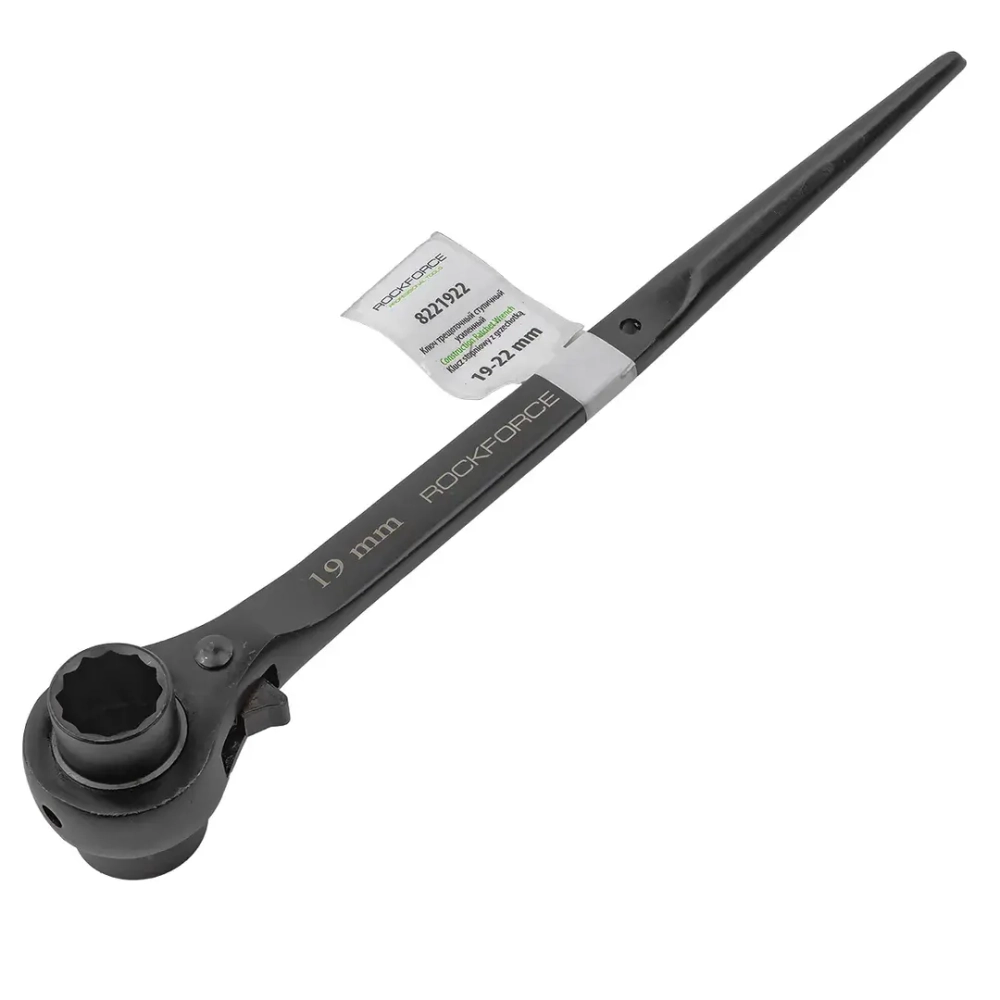Ключ трещоточный ступичный усиленный 19х22 RockForce##Rock FORCE RF-8221922