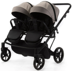 Детская коляска для двойни Adamex Leo Duo 3 в 1 TK72 (БЕЖЕВЫЙ)