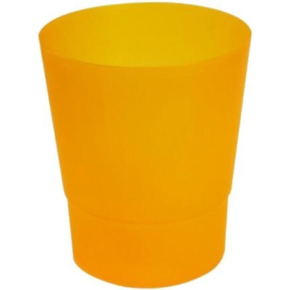 Кашпо для цветов пластиковое 1,25л «Радуга» оранжевый
