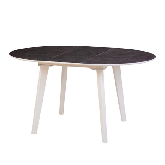 Стол Крит (Антрацит/Белая эмаль)