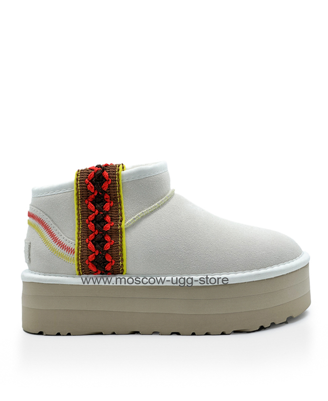 ULTRA MINI BRAID PLATFORM-white