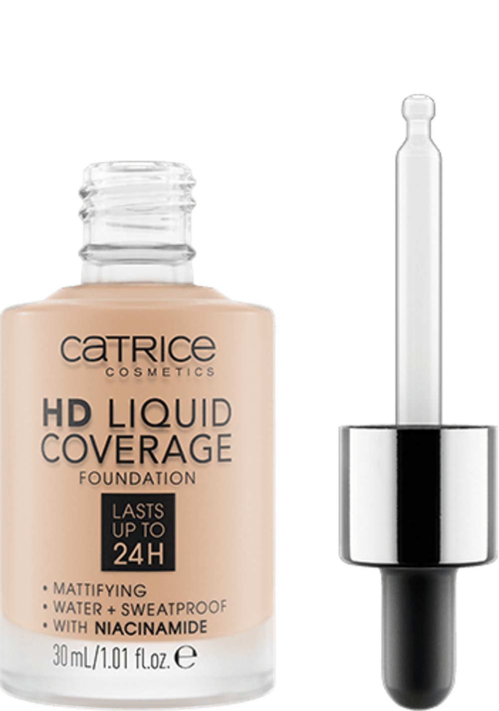 Тональная основа Catrice HD Liquid Coverage Foundation - 030 SAND BEIGE