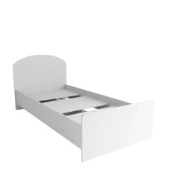 Кровать «Лавис» КРД 900.1 (белый/белый софт), ЛДСП\МДФ, ДСВ Мебель