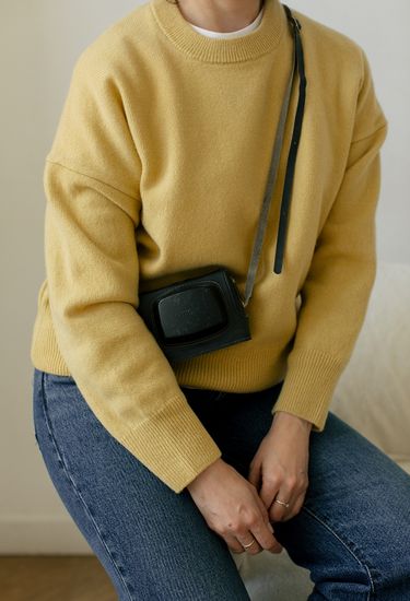 Джемпер Л.Т., 100% шерсть ягнёнка, цвет груша.