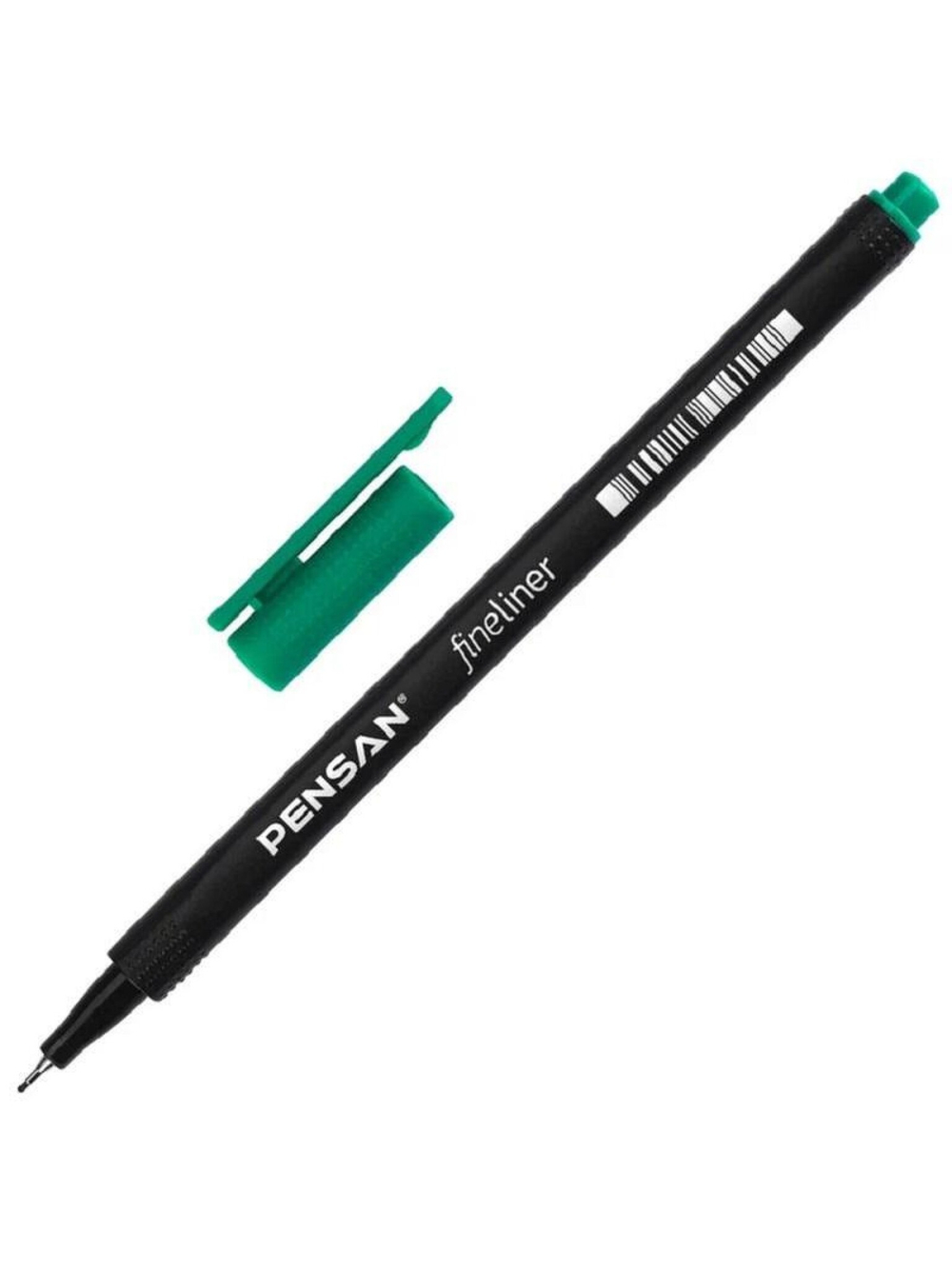 Ручка капилярная (линер) Pensan Fine зелёный 0,4мм