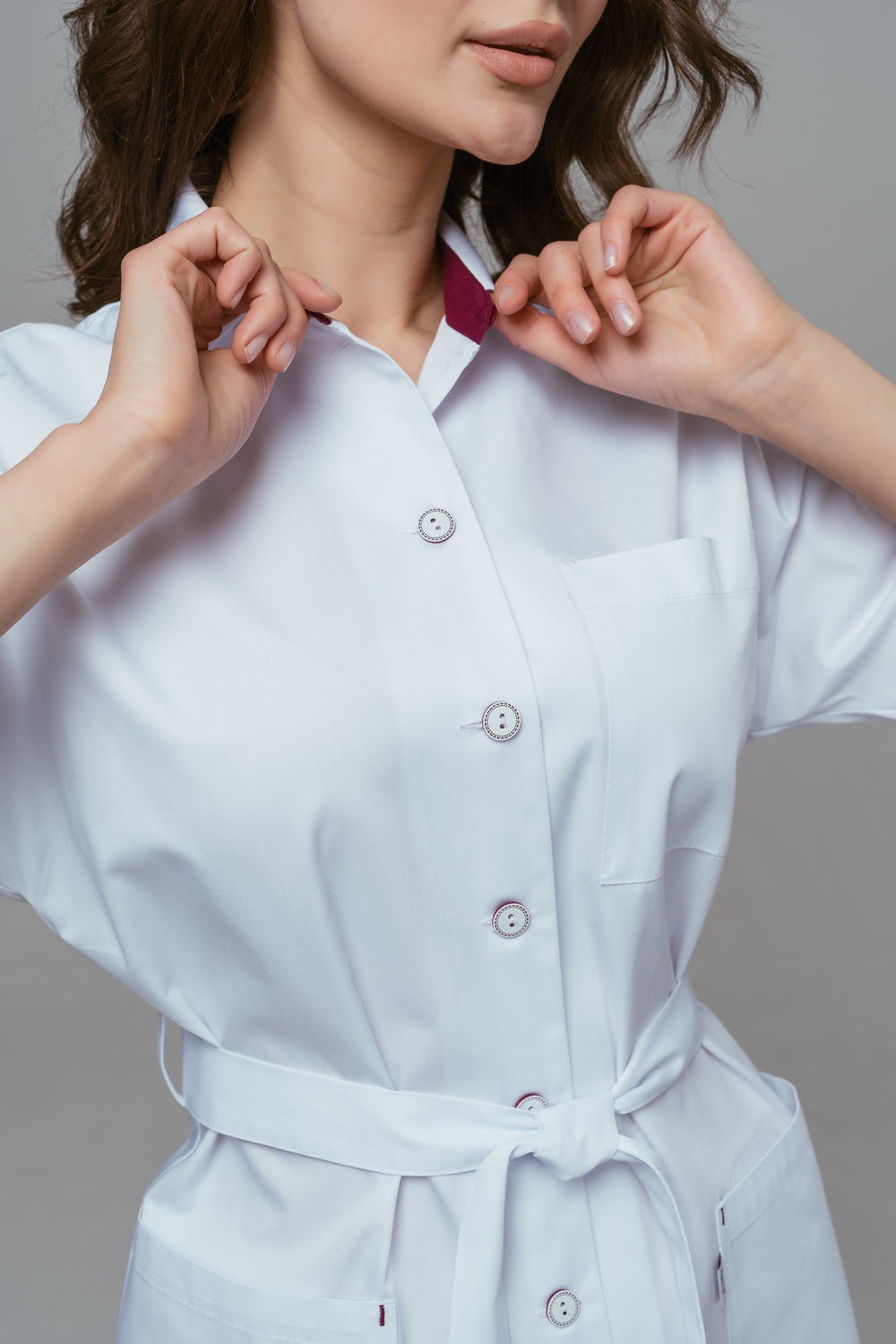 Халат медицинский Х-267а3/4 клеон проф детали