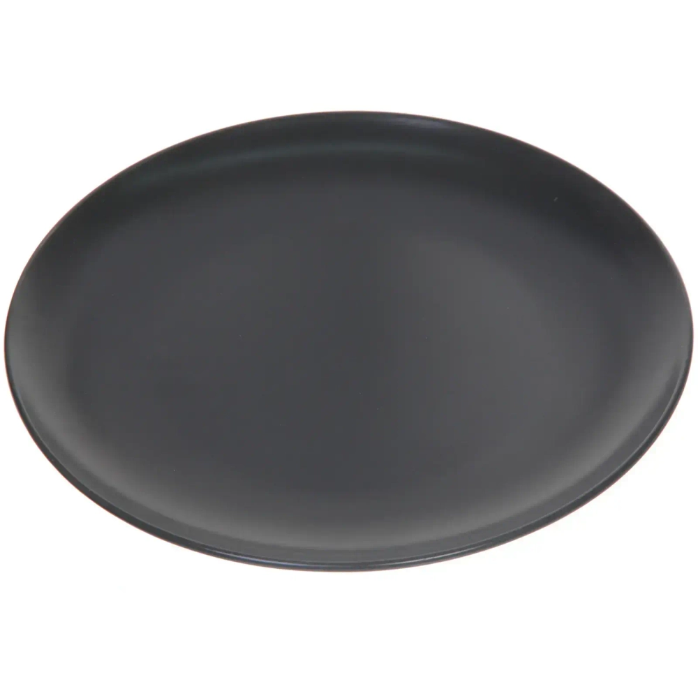 Тарелка керамическая 26см «Матовая глазурь» серая