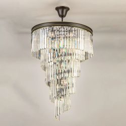 Citilux Мартин CL332171 Люстра хрустальная подвесная Прозрачная