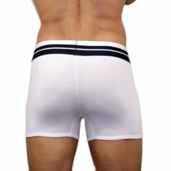 Мужские трусы боксеры белые ALL ABOUT LOVE